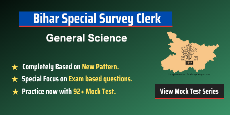 Special Survey Clerk Mock Test General Science